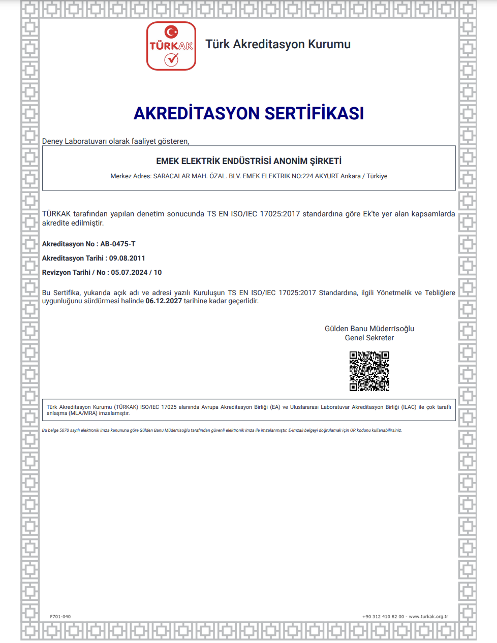 TS EN ISO/IEC 17025:2017